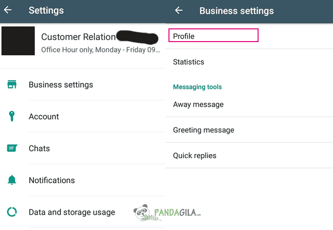 Cara Mengatur Profil Bisnis di WhatsApp Business