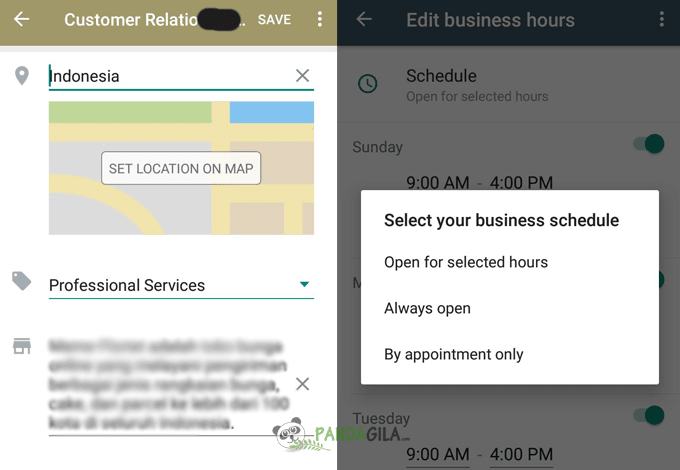 Membuat Profil Bisnis di WhatsApp Business