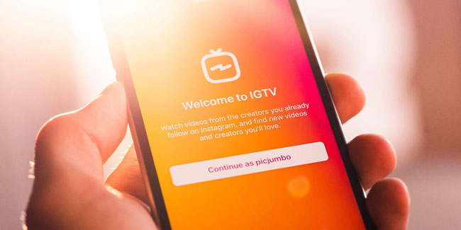 Upload video IGTV Instagram