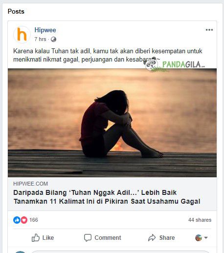 Contoh artikel viral yang menguras emosi pembacanya