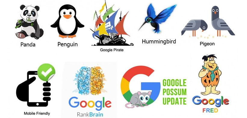 Pembaruan algoritma Google dari waktu ke waktu